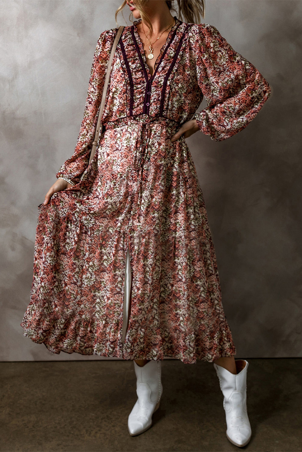 Wildflower Charm Midi Dress