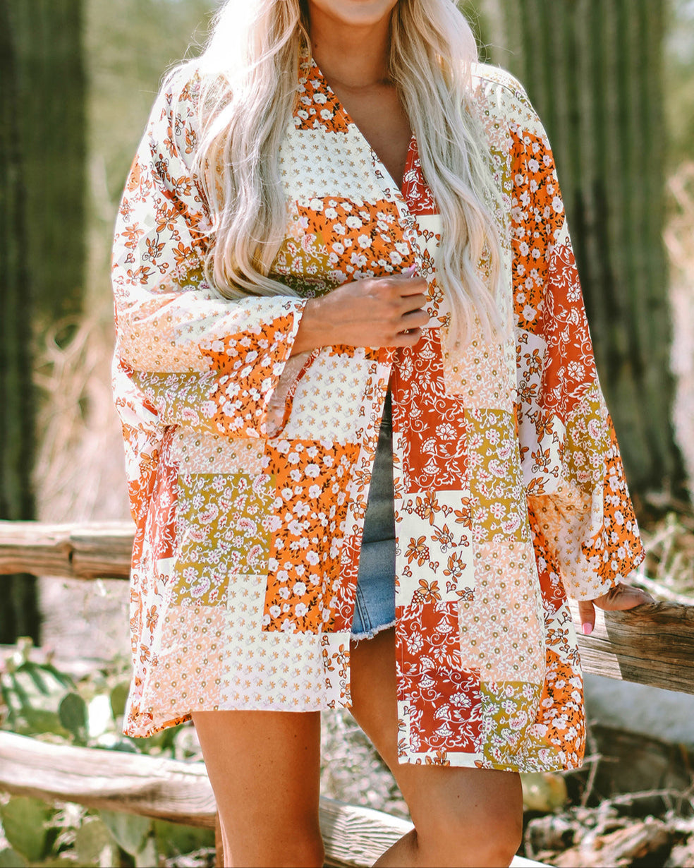 Wanderlust Patchwork Kimono