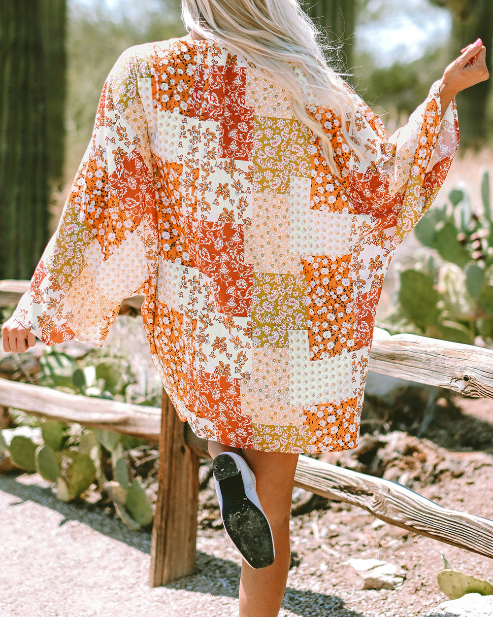 Wanderlust Patchwork Kimono