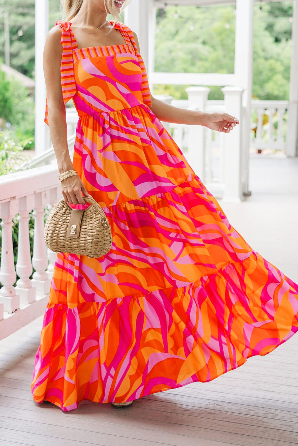 Aurora Tide Maxi Dress