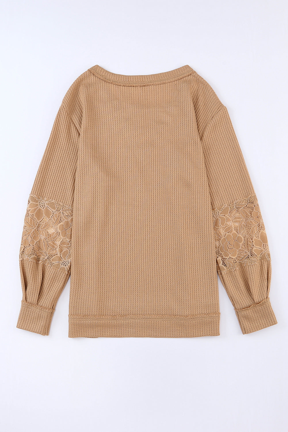 Lyana Lace Waffle Top