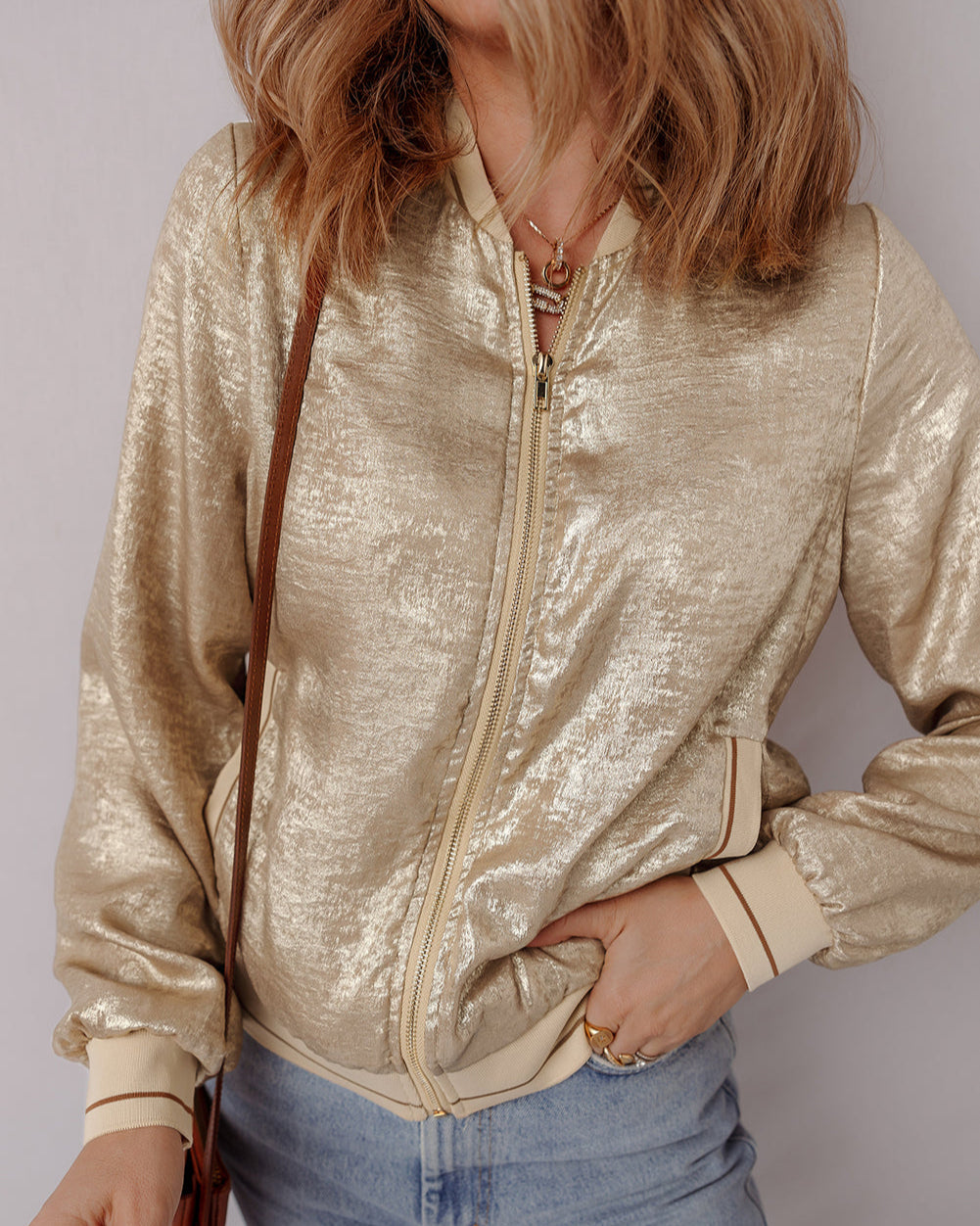 Solene Shine Bomber