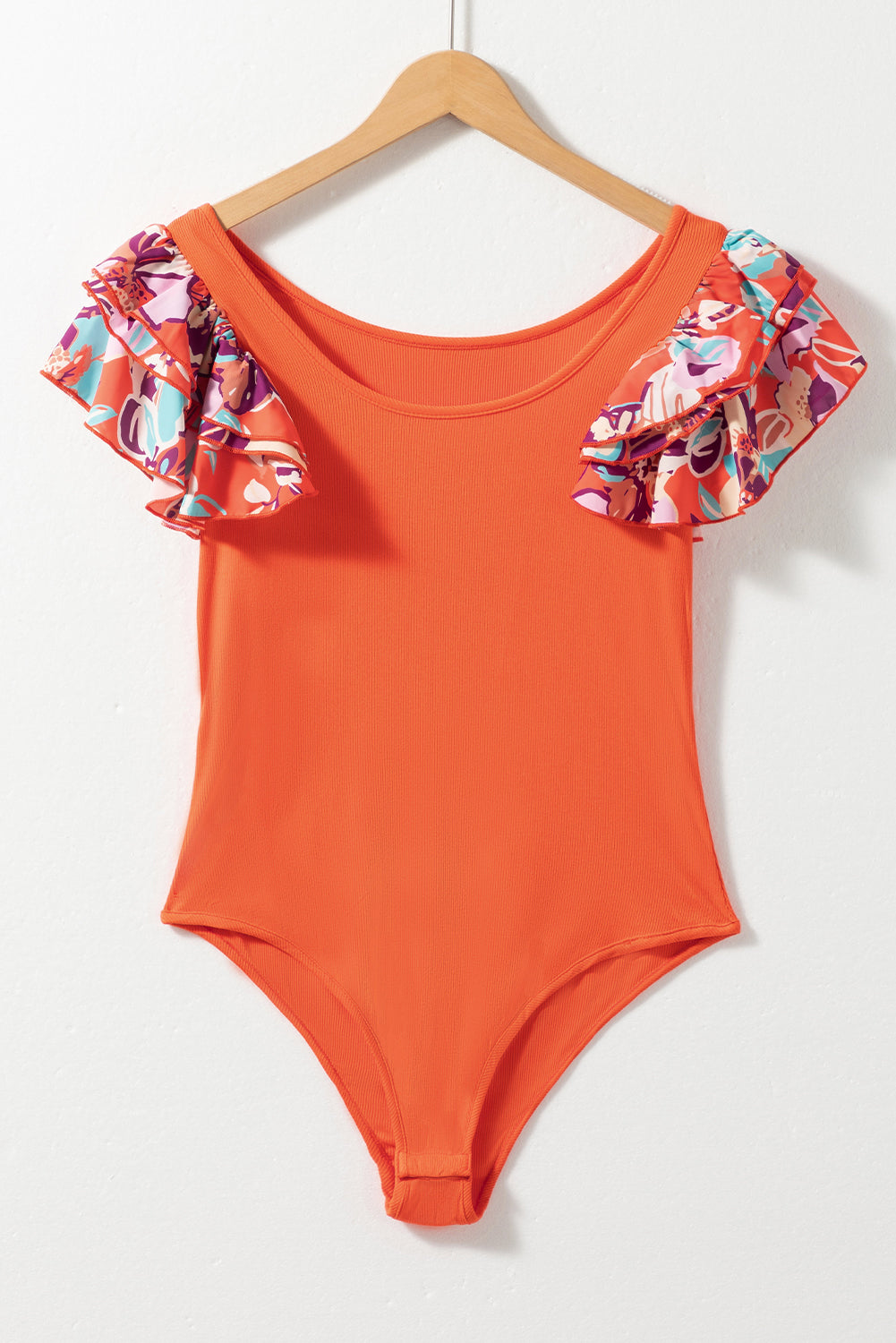Saffron Ruffle Bodysuit