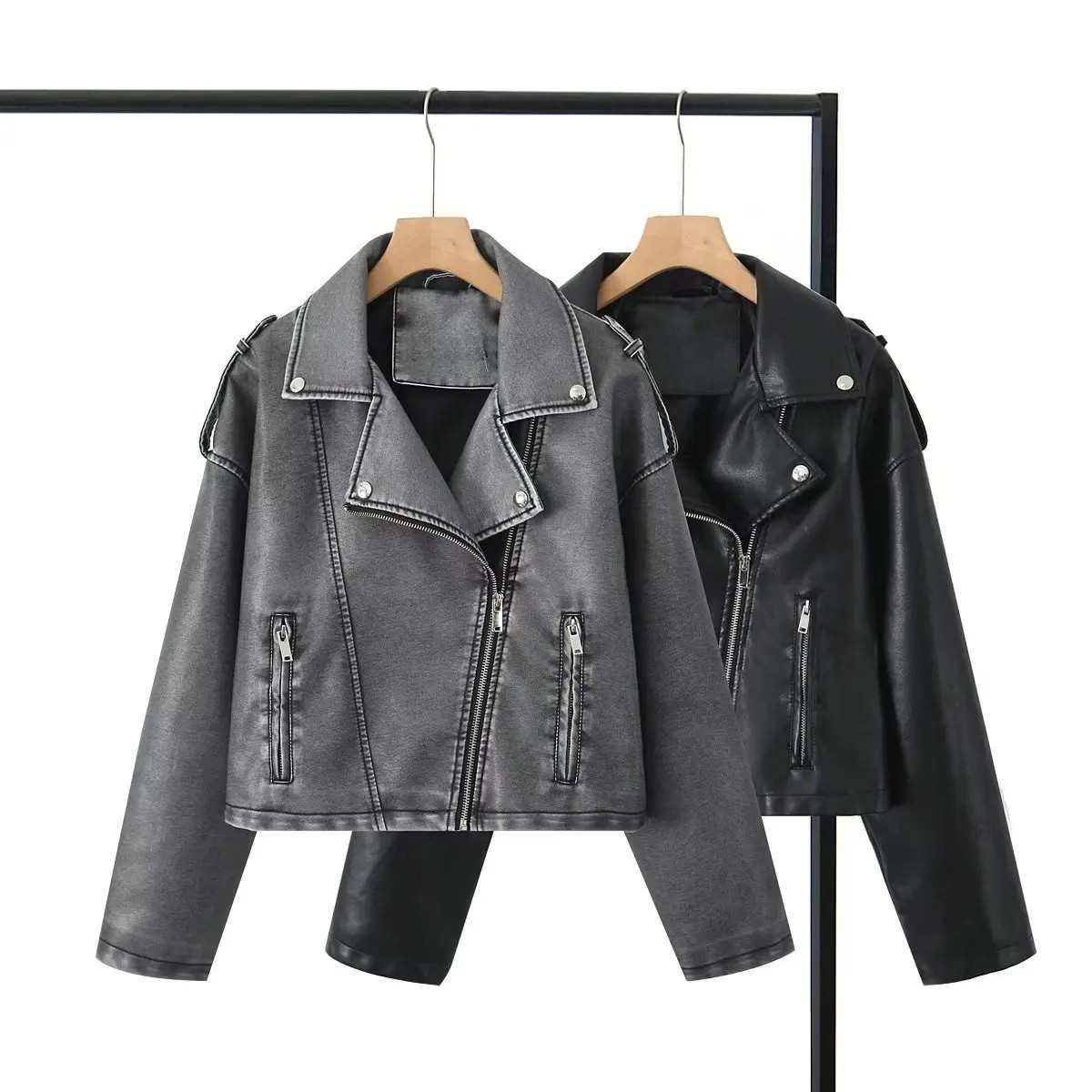 Vintage Edge Lace-Up Jacket
