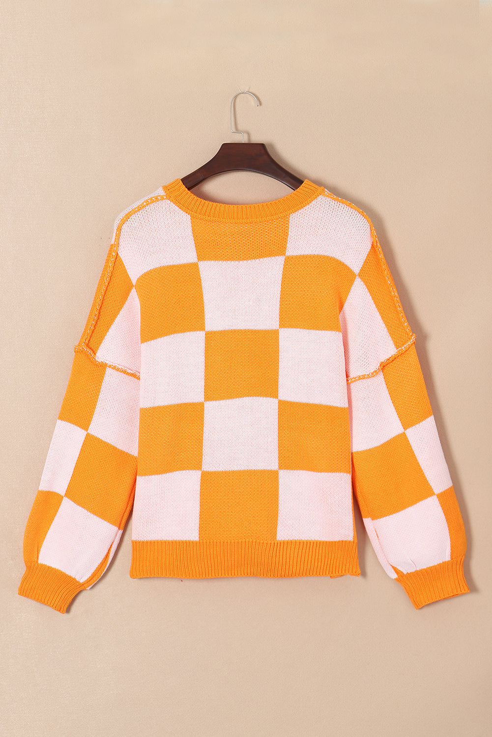 Ophelia Check Sweater