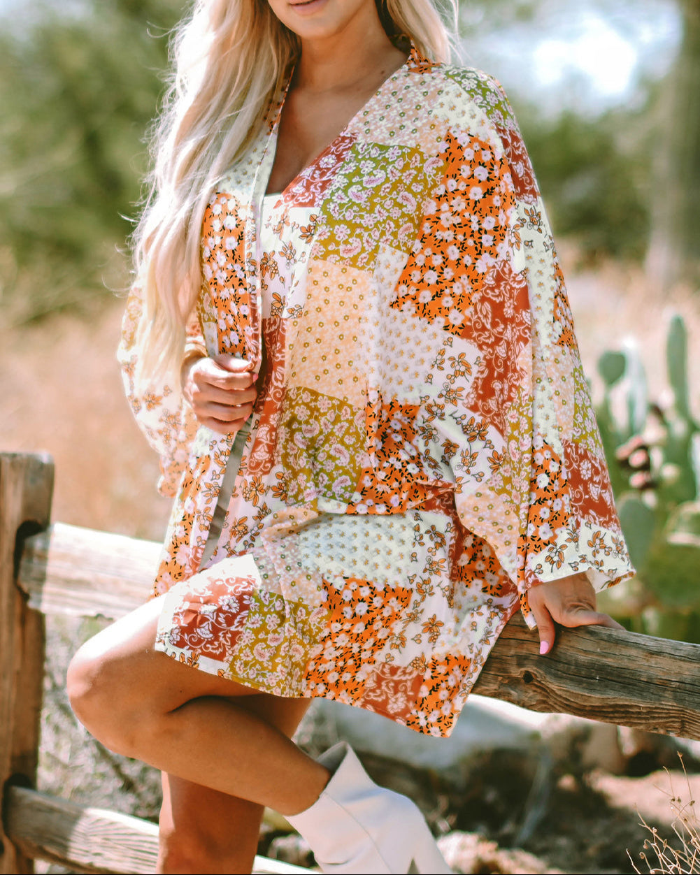 Wanderlust Patchwork Kimono