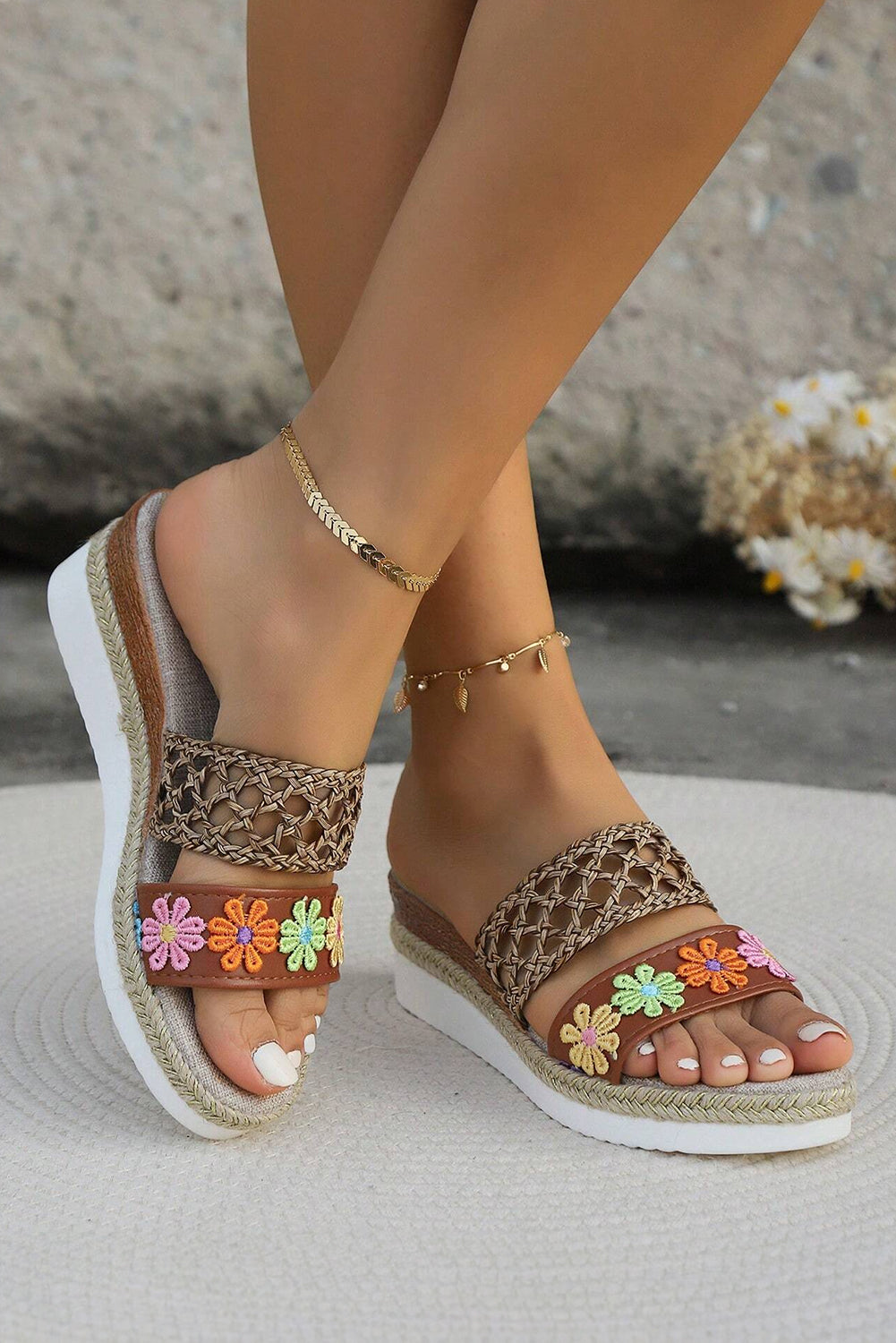 Meadow Braid Wedges