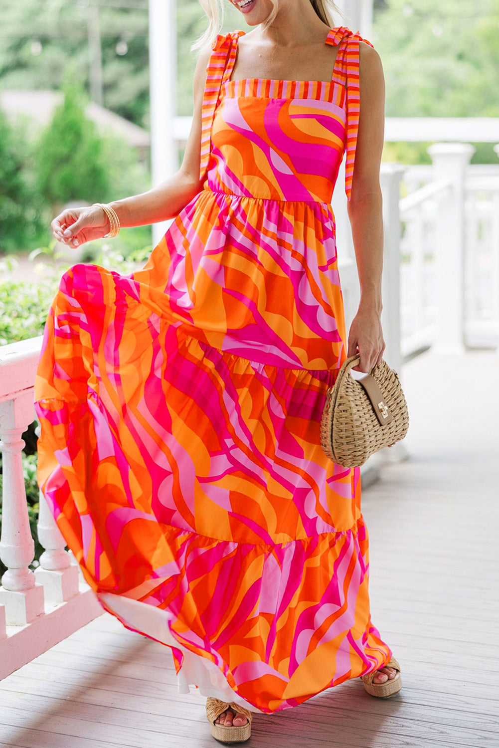 Aurora Tide Maxi Dress