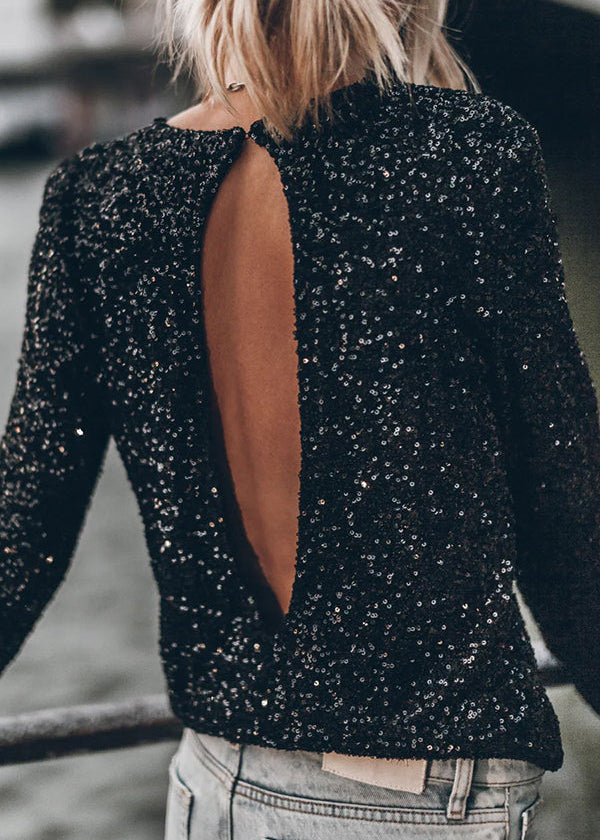 Poppyrose Sequin Top
