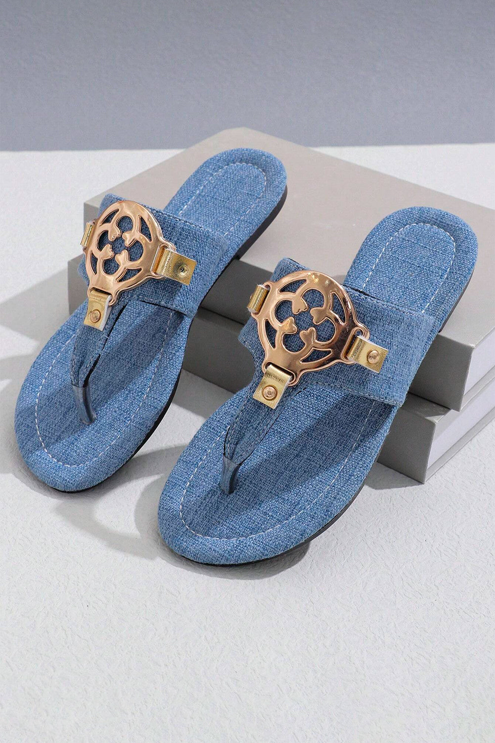 Aurora Charm Thong Slippers