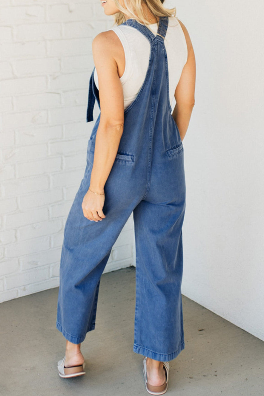 Indigo Sage Denim Overall