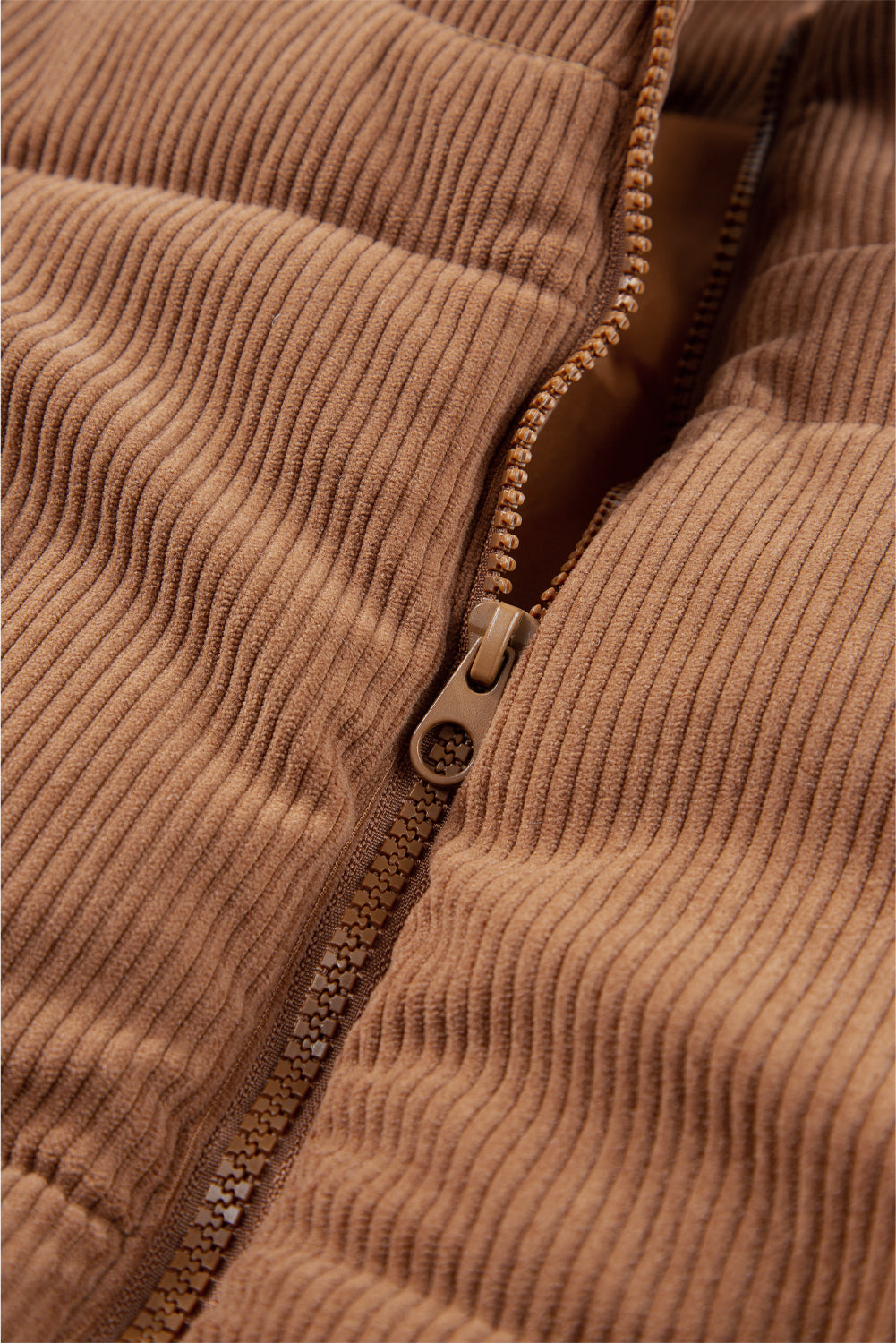 Mocha Dune Puffer Vest