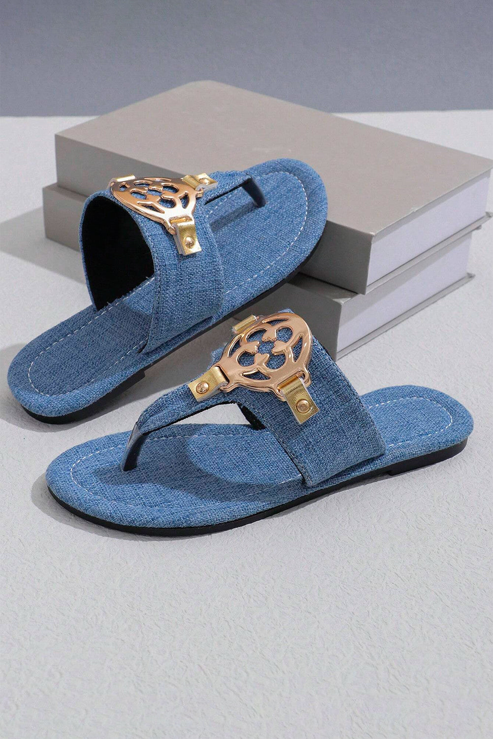 Aurora Charm Thong Slippers
