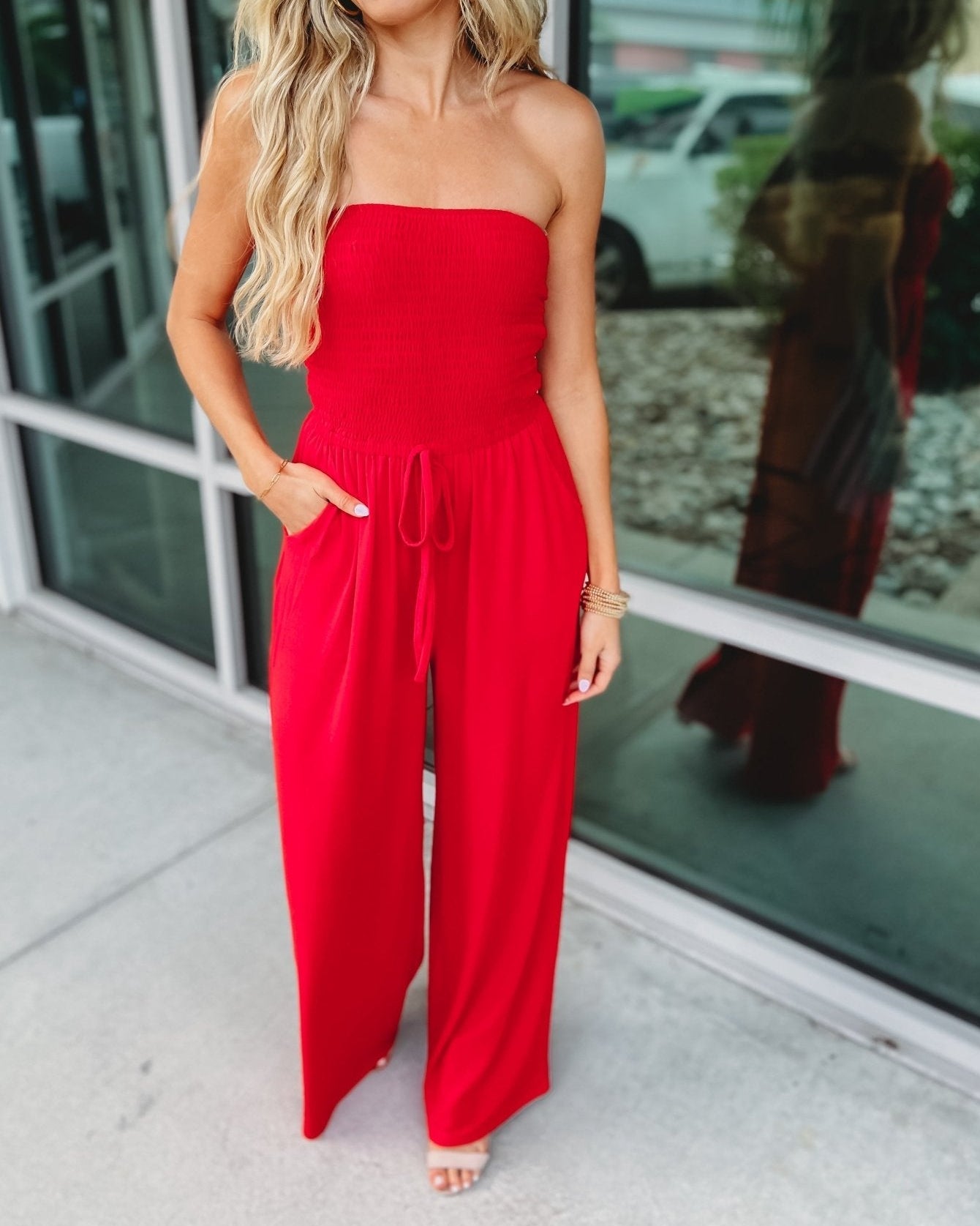 Samira Smocked Jumpsuit