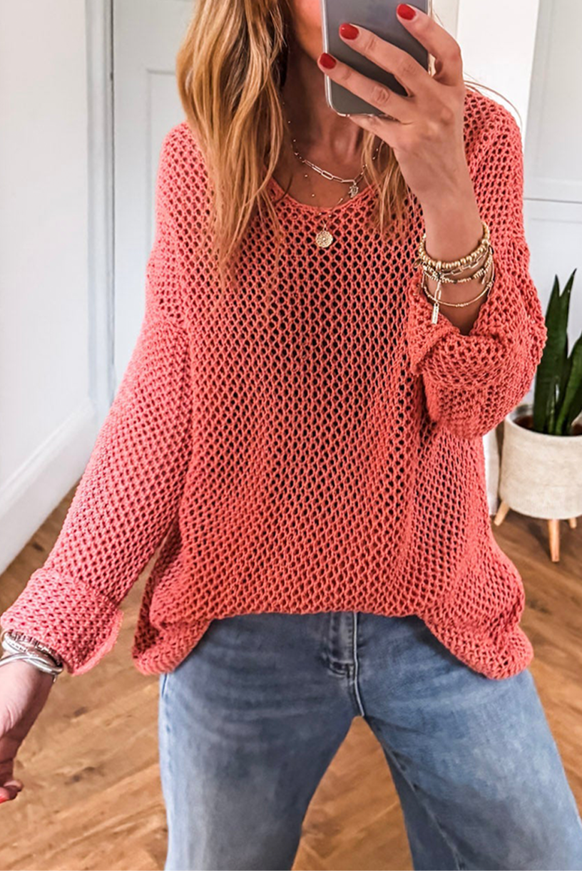 Saffron Breeze Crochet Top
