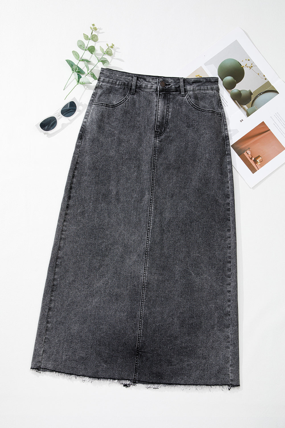 Stone Trail Denim Skirt