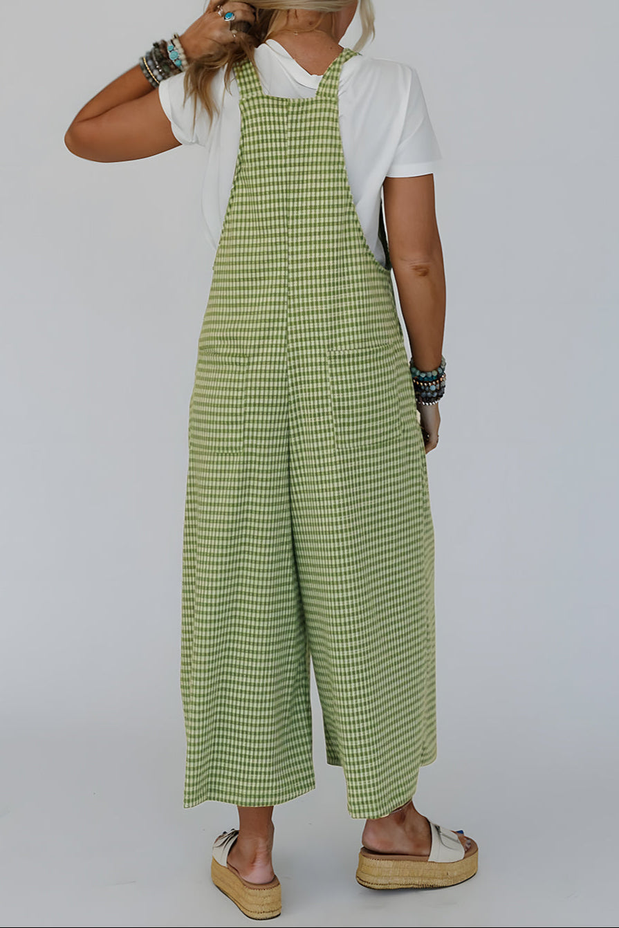 Meadow Gingham Overalls