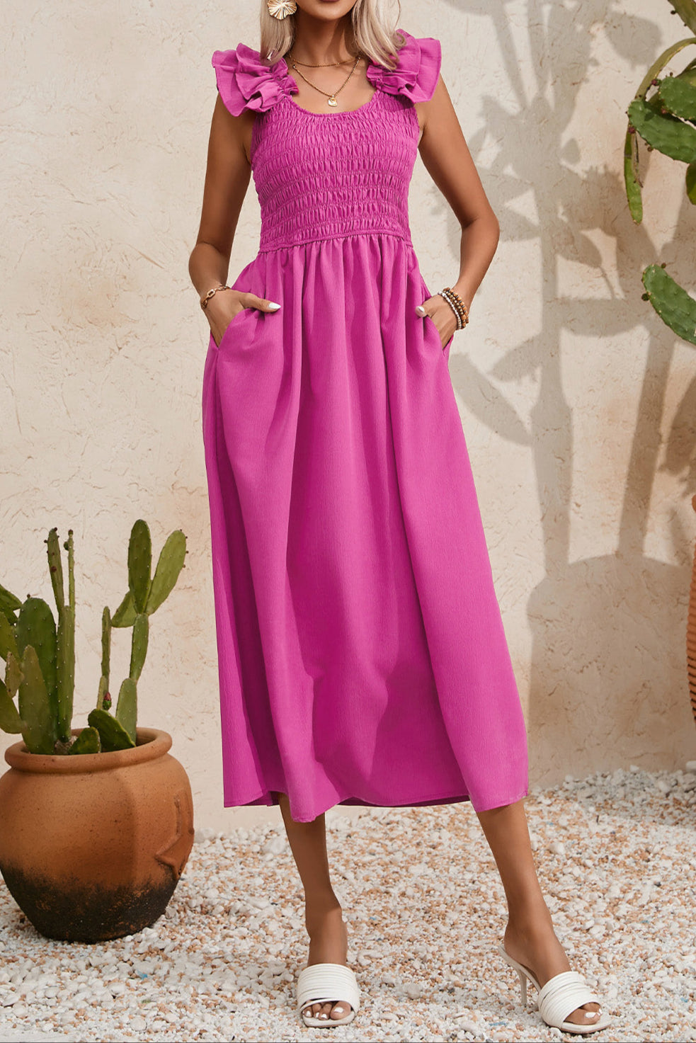 Rosalia Ruffle Dress