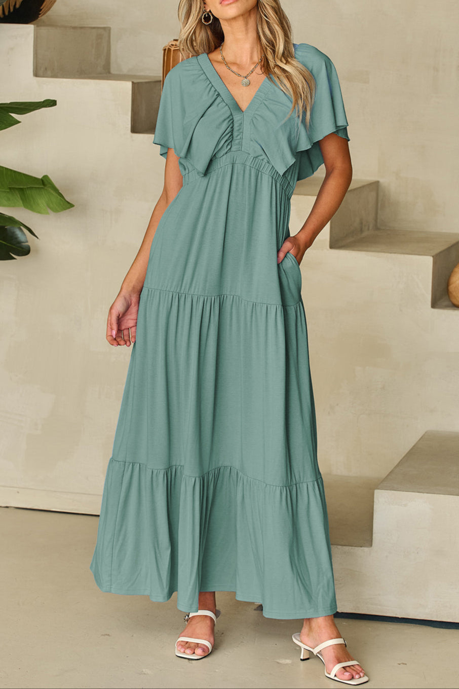 Aurora Ruffle Dress