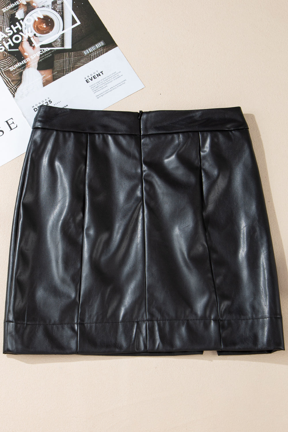 Noir Edge Mini Skirt