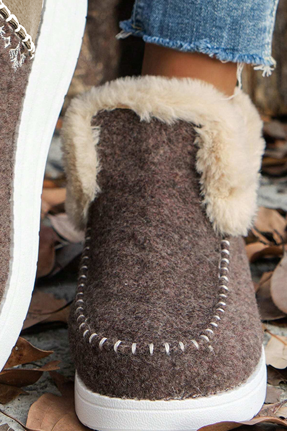 Sierra Stitch Anklet Boots