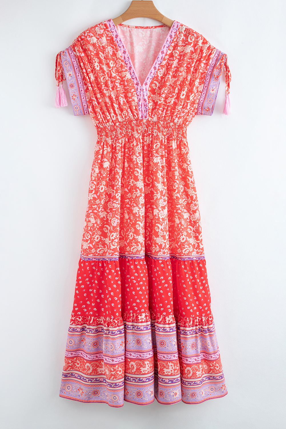 Crimson Bloom Maxi