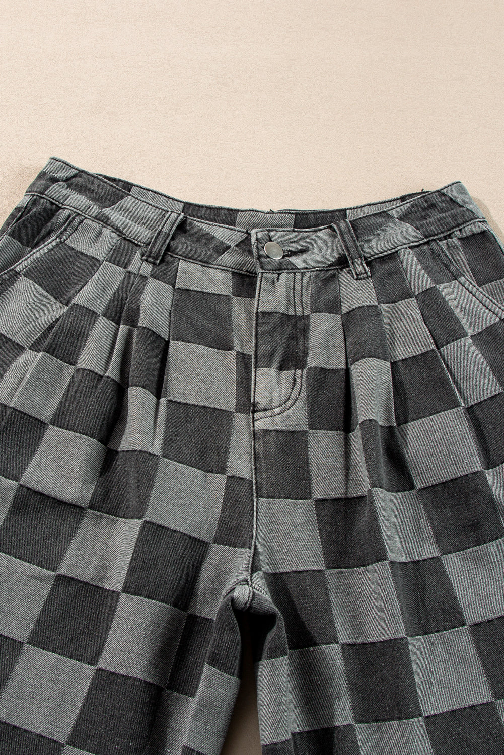 Checkmate Wide Leg Jeans