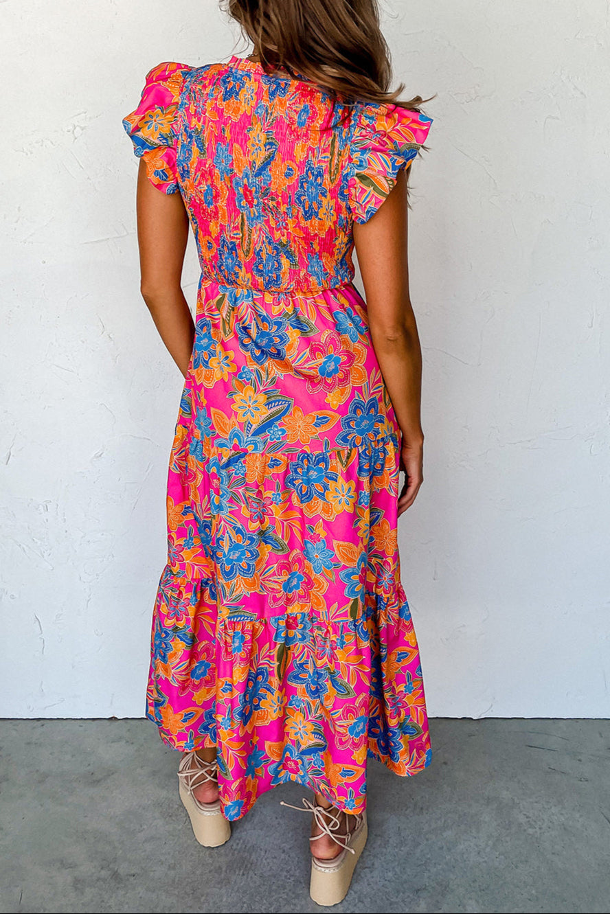Amara Bloom Ruffle Dress