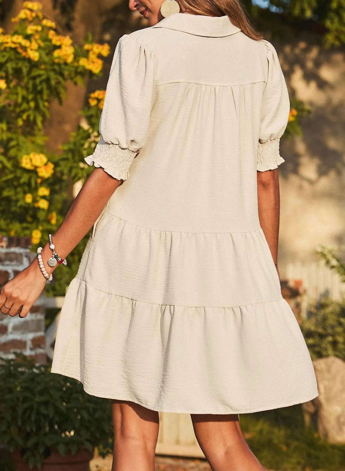 Isla Smocked Sleeve Dress