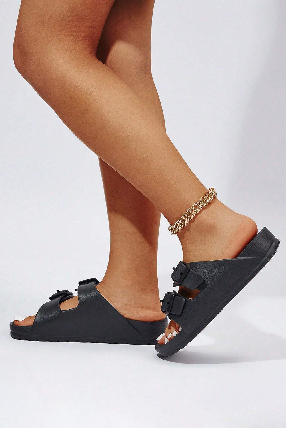 Noir Dune Slippers