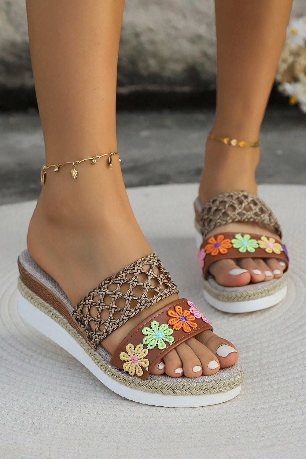 Meadow Braid Wedges