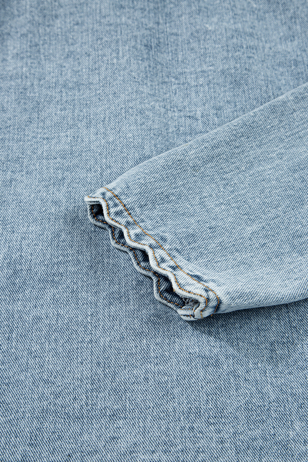 Myosotis Scallop Denim Jacket