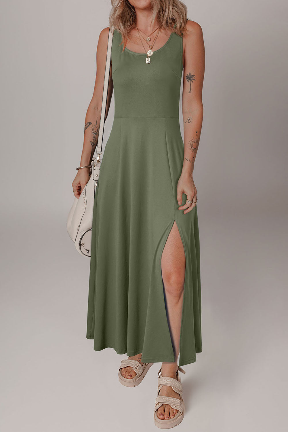 Noir Essence Midi Dress