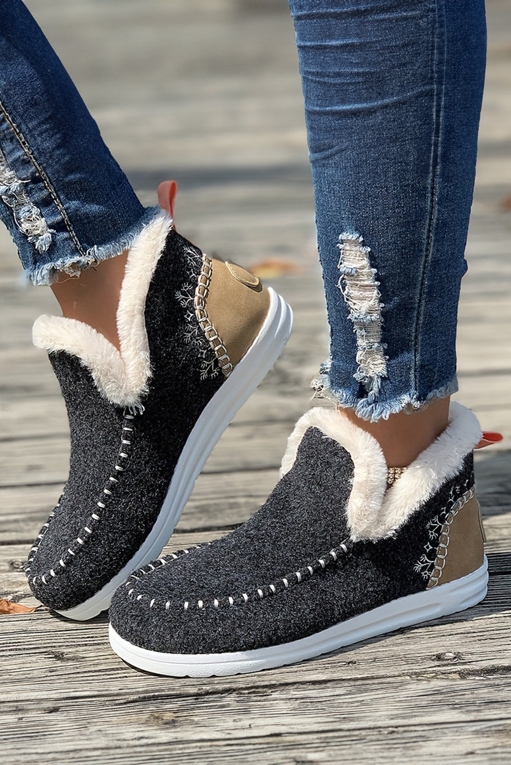 Sierra Stitch Anklet Boots
