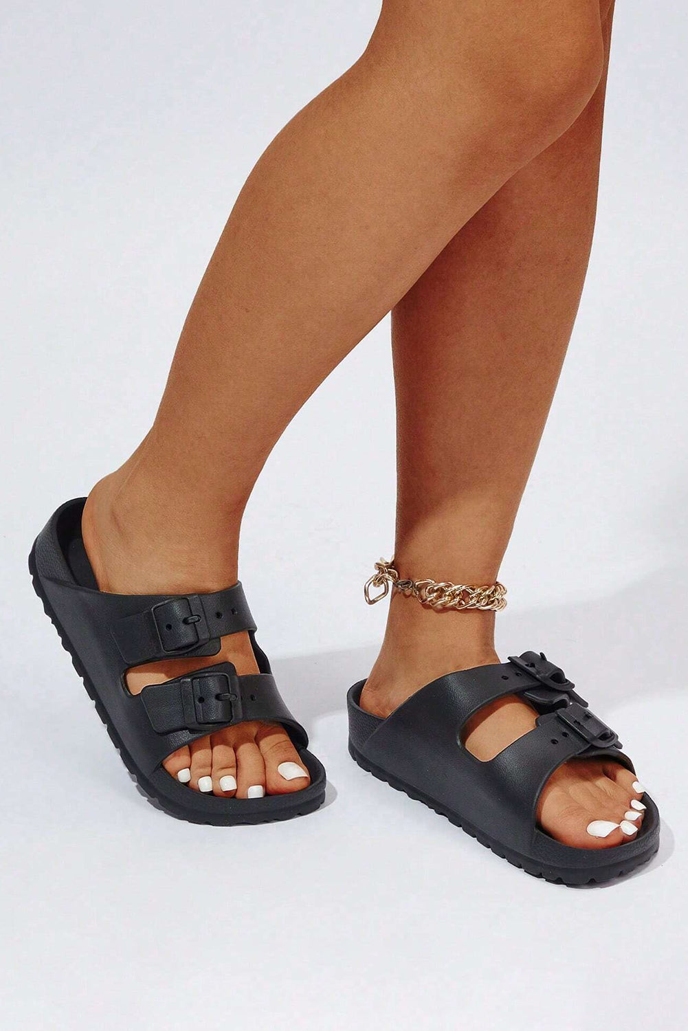 Noir Dune Slippers