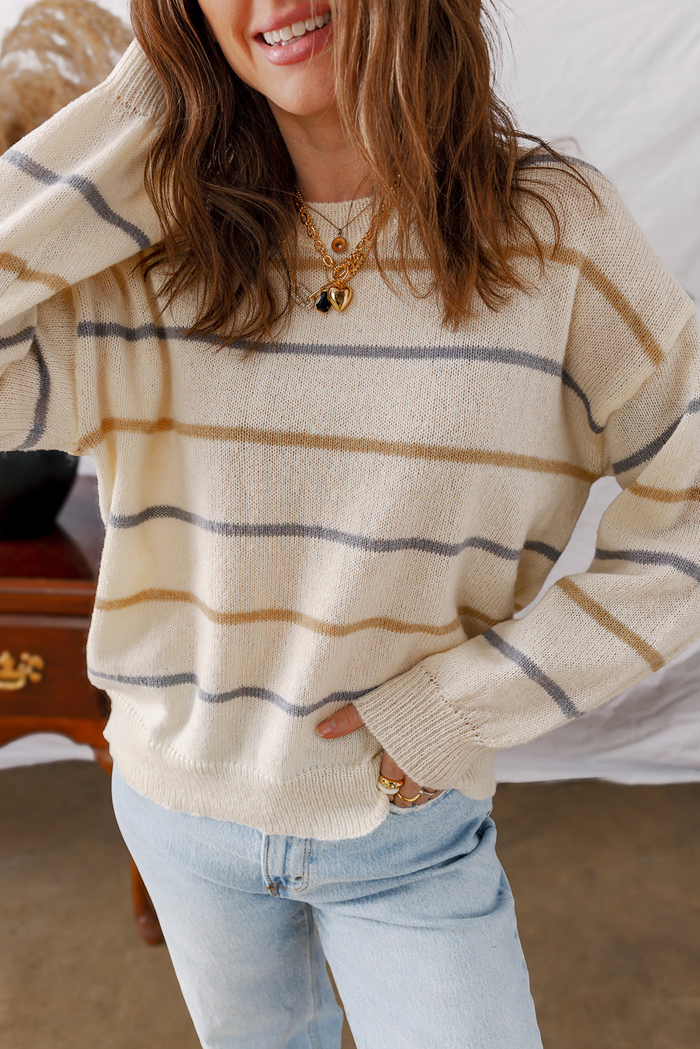 Marina Stripe Sweater