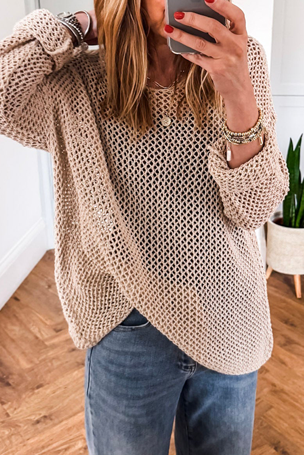 Saffron Breeze Crochet Top