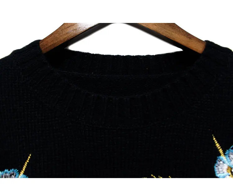 Eulalie Embroidered Sweater