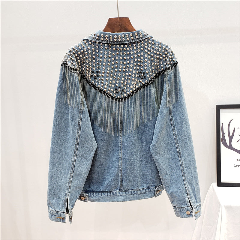 Wild West Fringe Denim Jacket