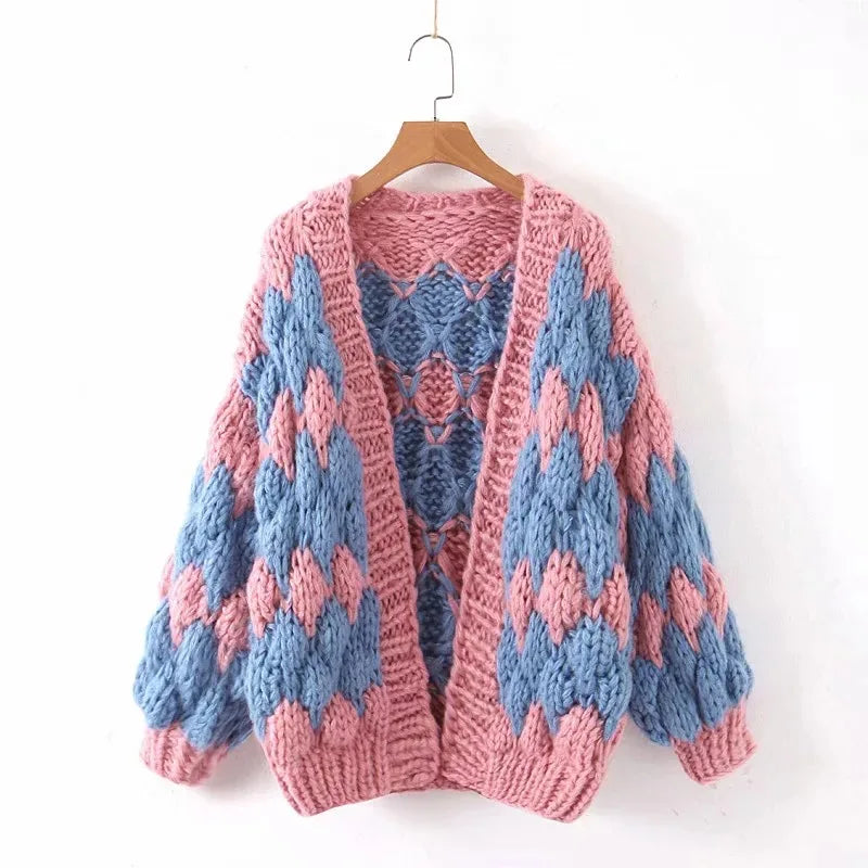 Sierra Hand-Knit Sweater Coat