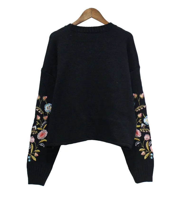 Eulalie Embroidered Sweater