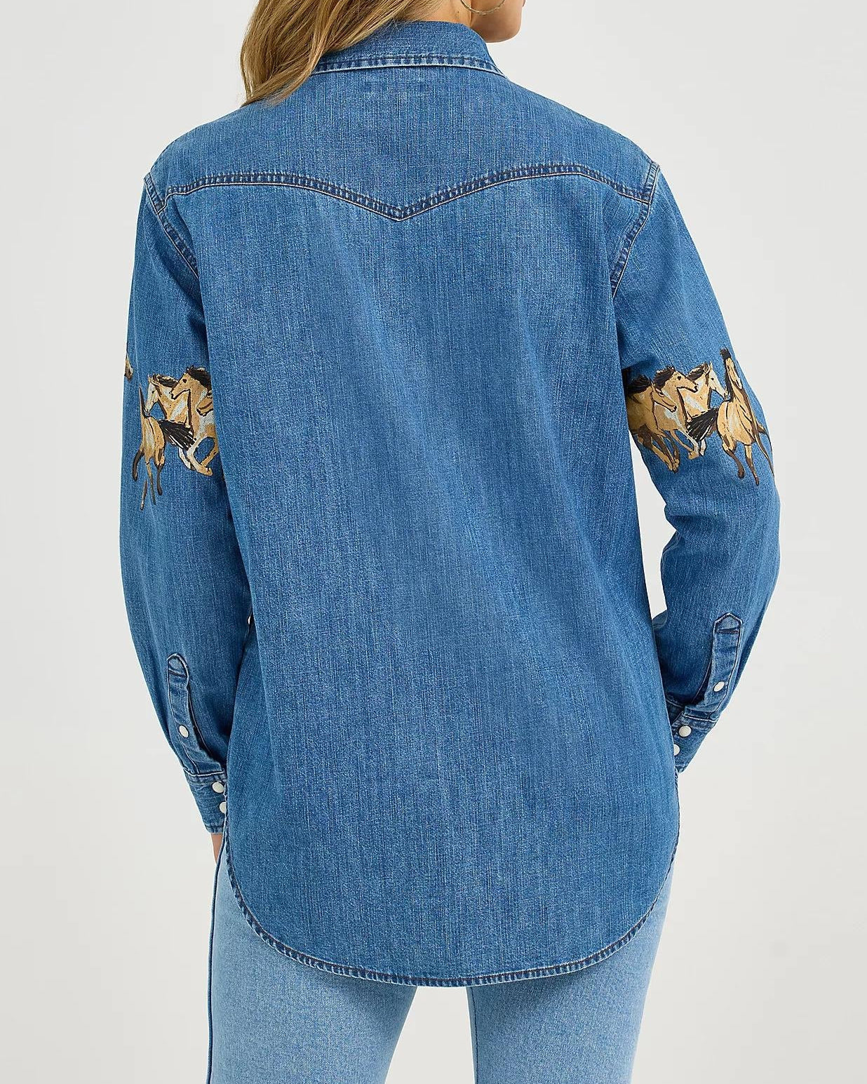 Wild Spirit Denim Shirt