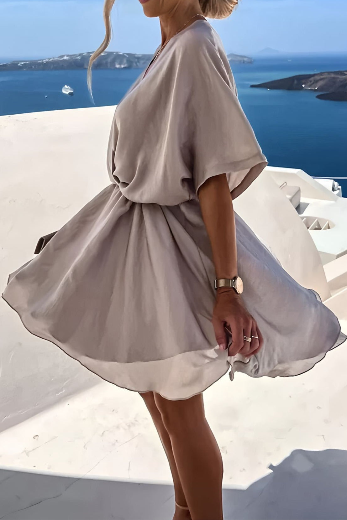 Celesta Satin Dress