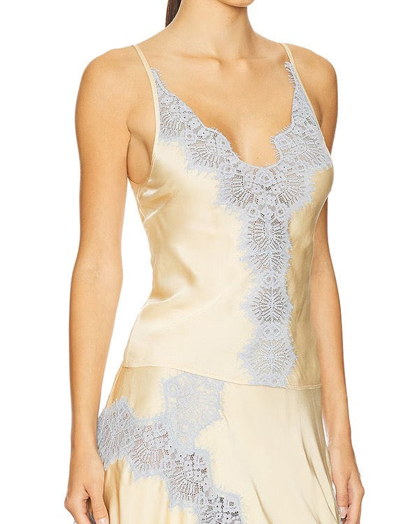 Azure Grace Satin Set