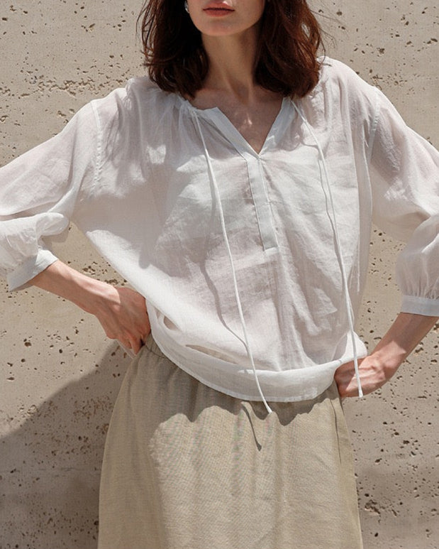 Lunaria Whisper Blouse