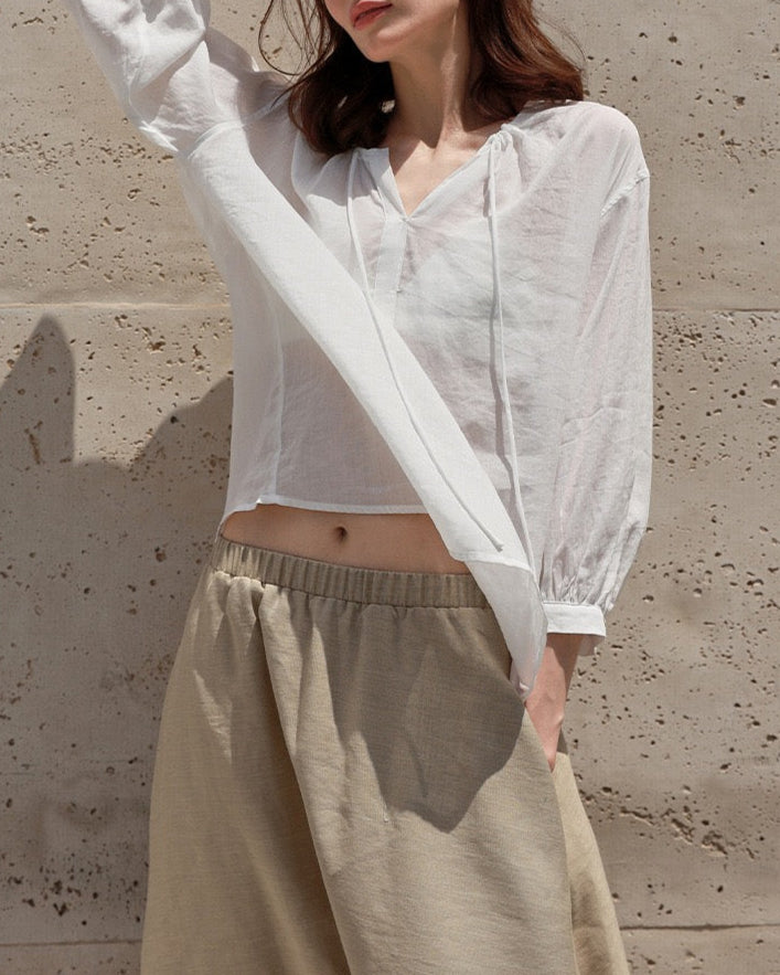 Lunaria Whisper Blouse