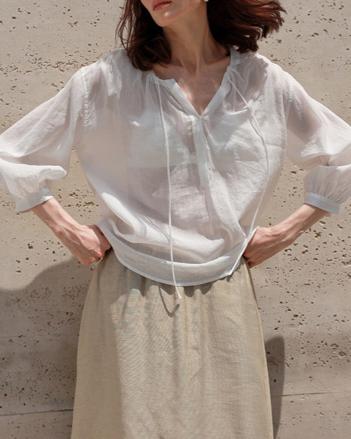 Lunaria Whisper Blouse
