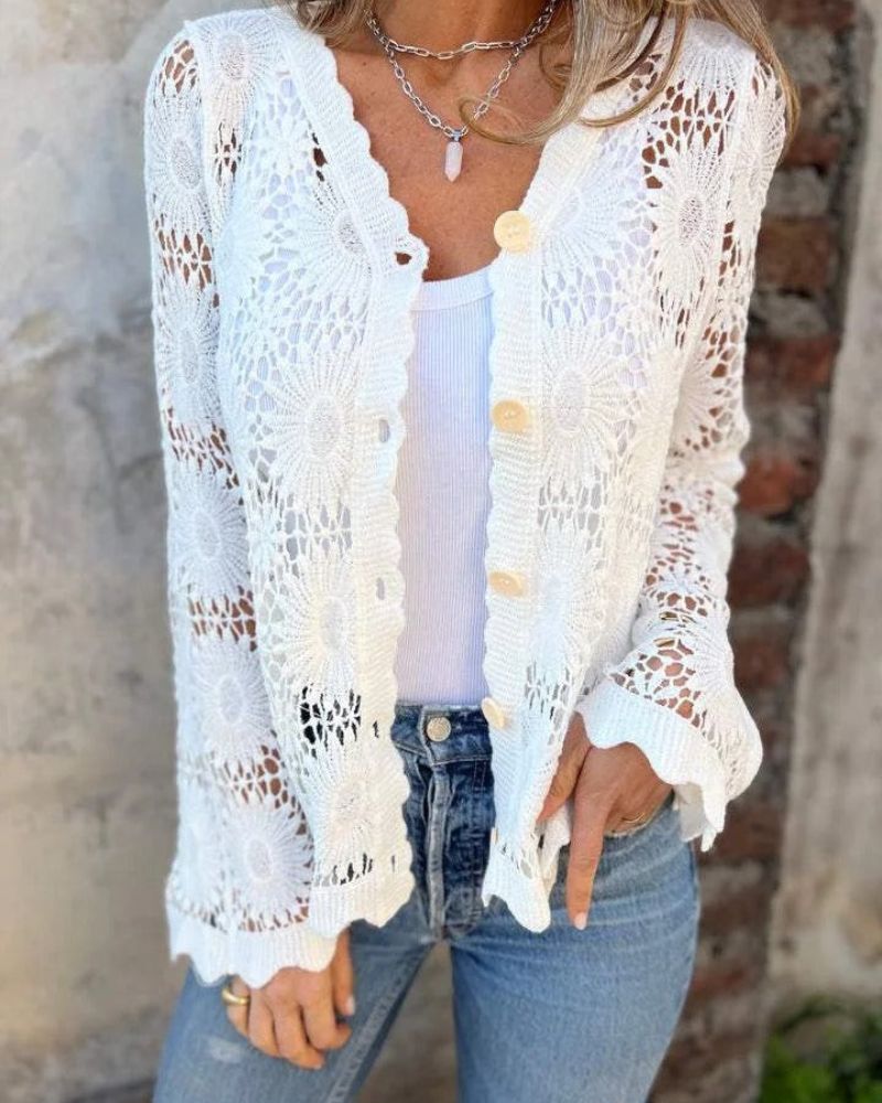 Liora Petal Cardigan