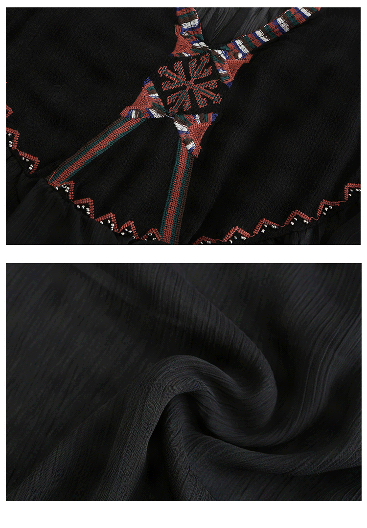 Midnight Mirage Maxi Top