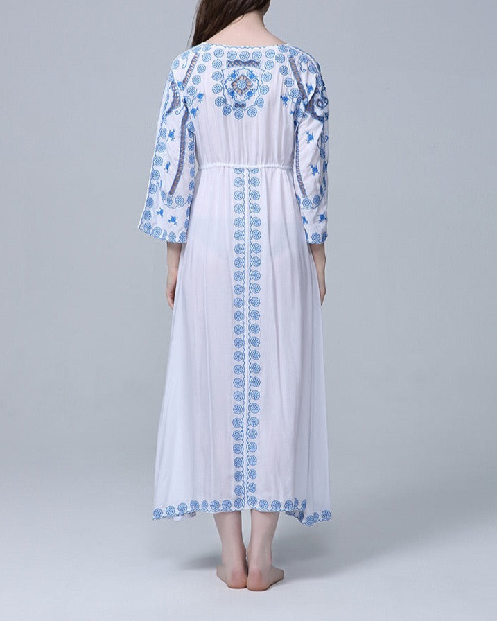 Aegean Breeze Maxi Dress